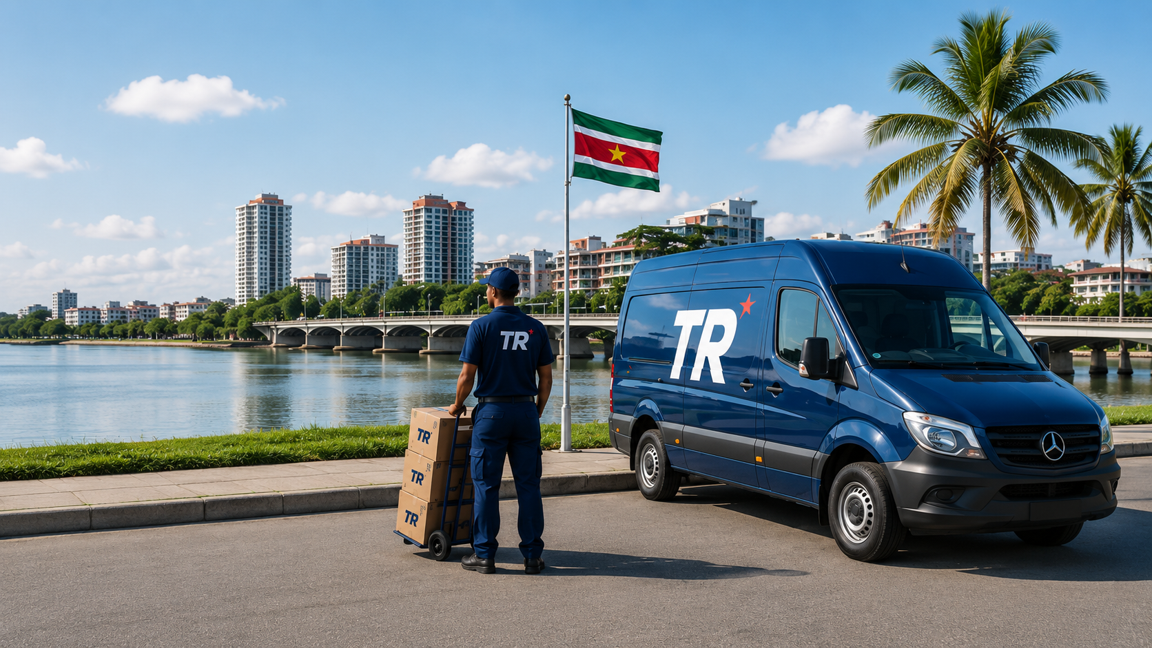 TR Delivery bezorgservice Suriname